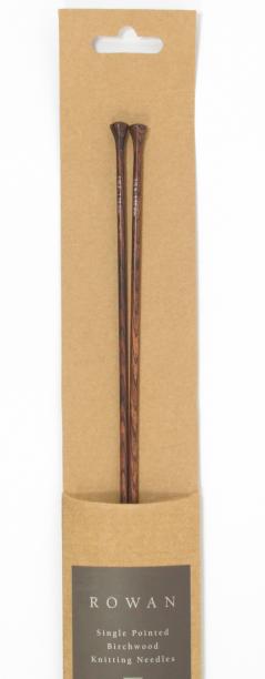 ローワン　Single Pointed Birchwood Knitting Needles （棒針）３５cm／１２mm