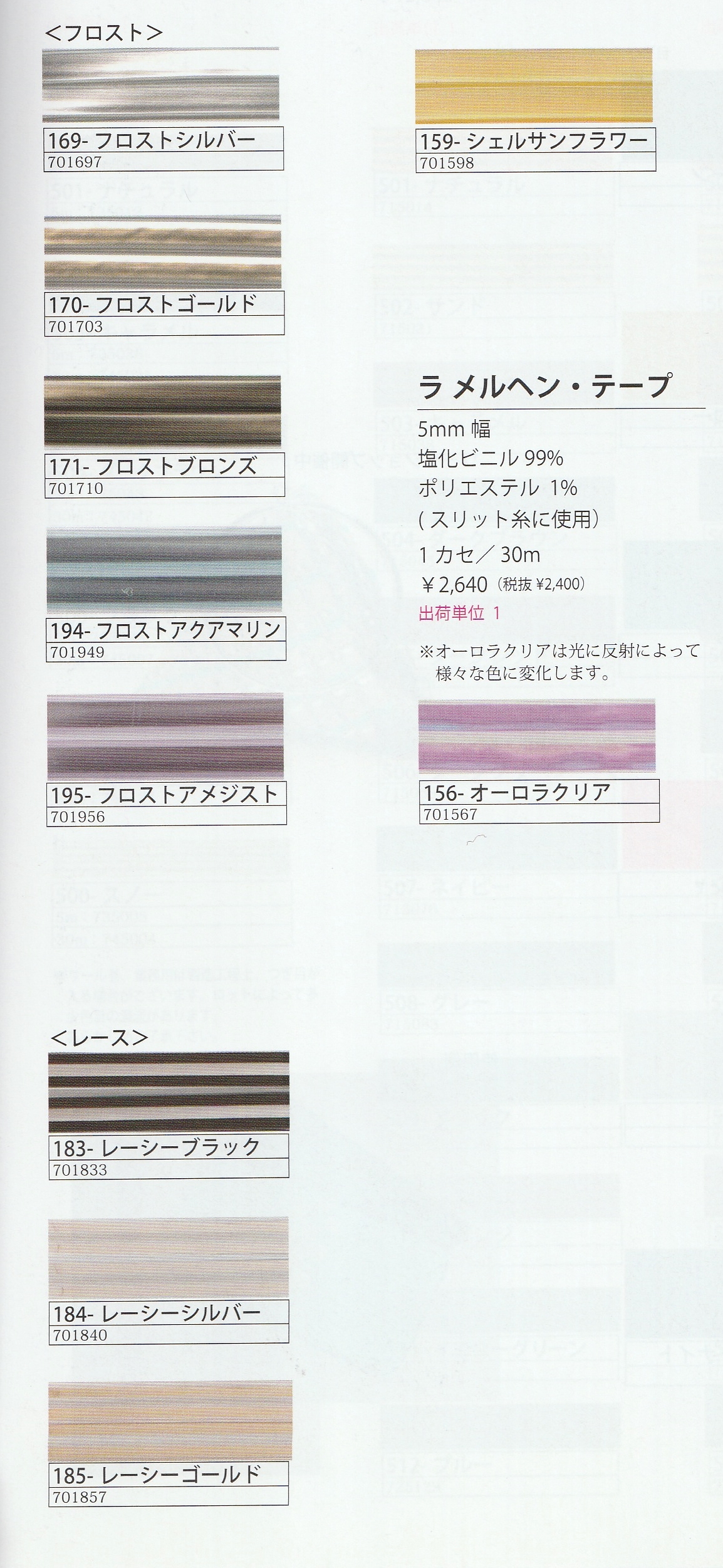 NORAラメルヘンテープ　5ミリ 3本 ラ メルヘン・テープ 5.0mm | 30m - メルヘンアートストア